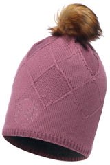 Zimní čepice BUFF® Knitted & Polar Stella Heather Rose