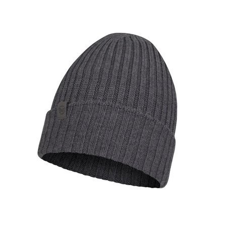 Zimní čepice BUFF® Merino Wool Hat NORVAL GREY