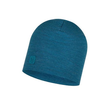 Čepice BUFF® Merino Heavyweight Hat DUSTY BLUE
