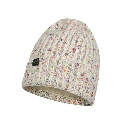 Zimní čepice BUFF® Knitted & Fleece Hat KIM WHITE