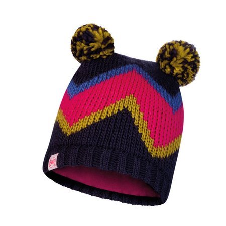 Čepice BUFF® Child Knitted & Fleece Hat Arild DEEPBLUE