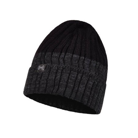 Czapka BUFF® Lifestyle Adult Knitted & Fleece Band Hat IGOR BLACK