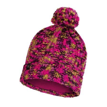 Zimní čepice BUFF® Knitted & Fleece Hat Livy MAGENTA